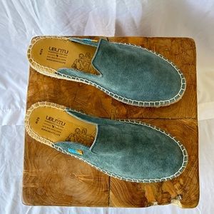 Green Slip-On Women's Shoes